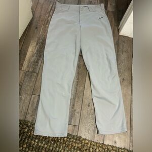 NIKE Vapor Pro Baseball Pants Men's XL Light Grey Mesh